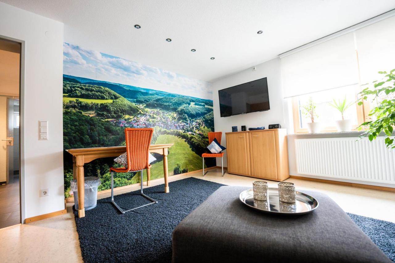 Laendliche 2-Zimmer Wohnung Bad Ditzenbach Luaran gambar