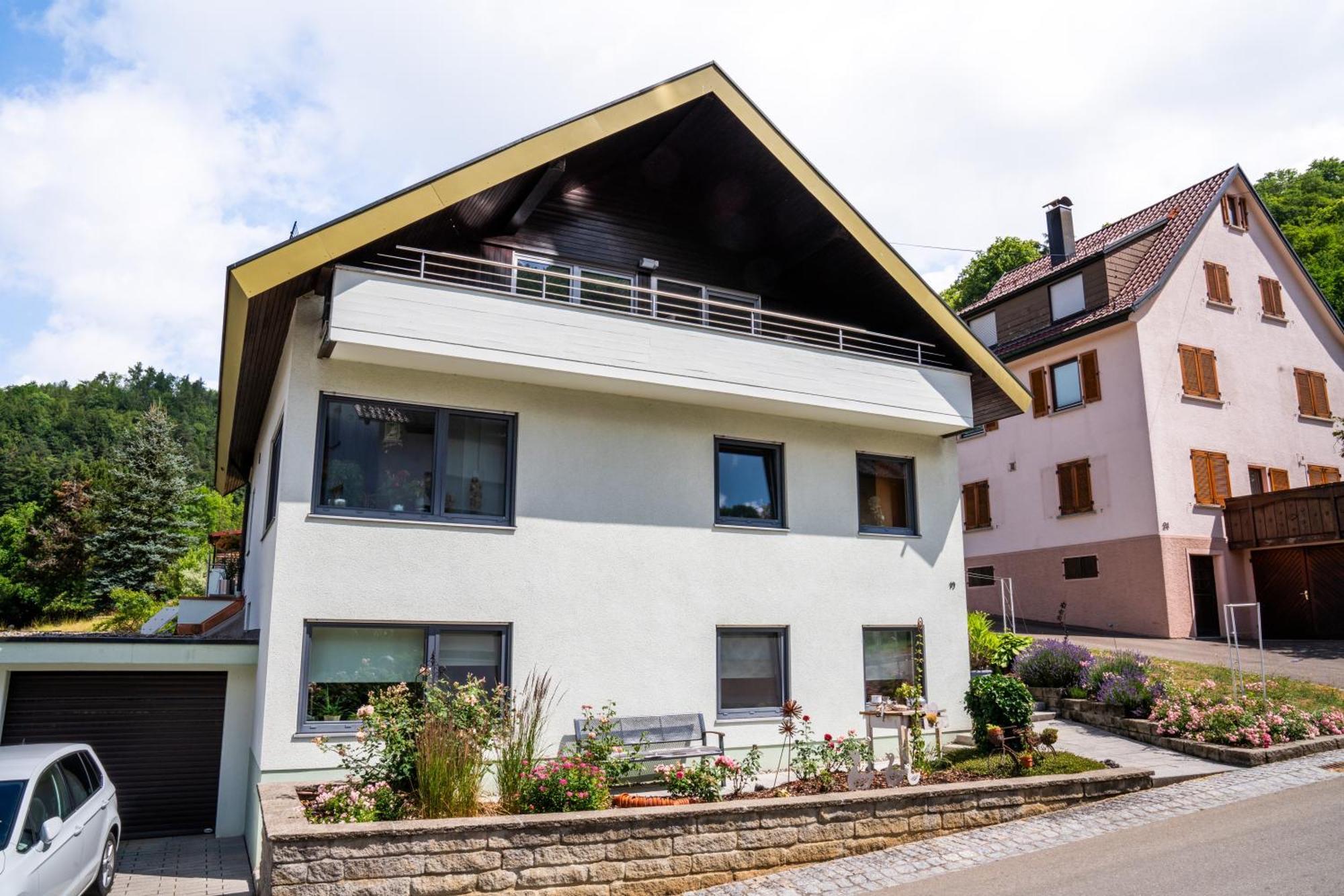 Laendliche 2-Zimmer Wohnung Bad Ditzenbach Luaran gambar